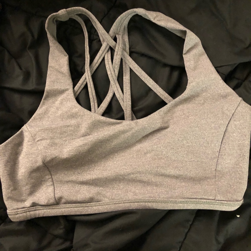 Lululemon grey sports bra